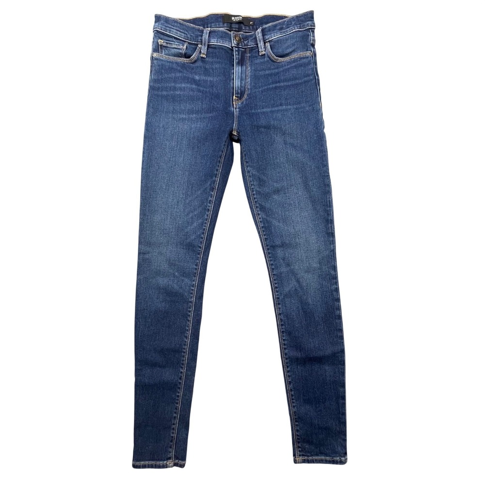 Hudson Blue Nico Mid Rise Super Skinny Denim Jeans Womens 27